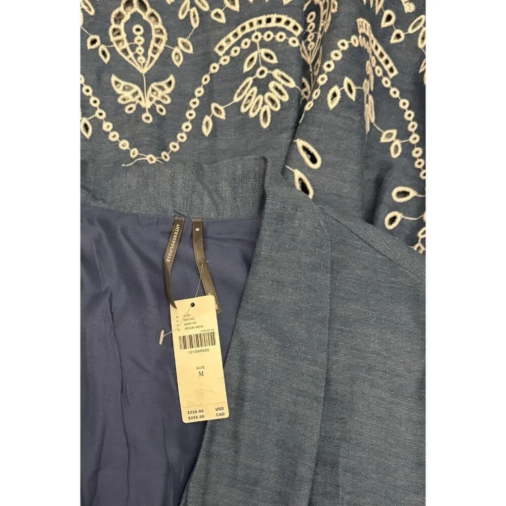 NWT Size M- The Tommie Denim Eyelet Trim Dress 100% Cotton (NWT US$ 228) - Picture 16 of 16